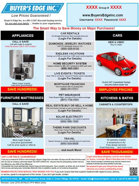 buyers edge member flyer